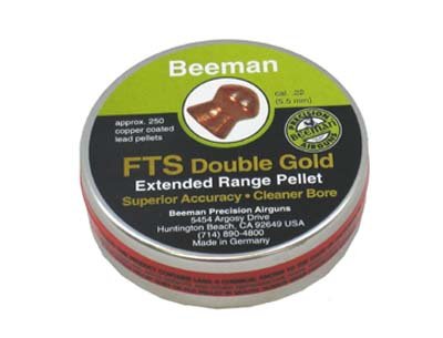 Beeman FTS Double Gold .22 Cal, 14.66 Grains, Domed, 250/Tin