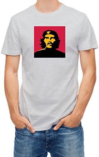T-shirt portrait of Cuba commander Che Guevara Gray Ash XL