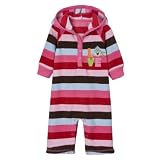 Just One Year Brown/Pink NBG LOVE Fleece Jumpsuit - 3M