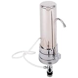 Chrome Countertop Water Filter