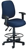 OFM 118-2-AA-DK-804-NAVY Posture Task Chair with Arms and Drafting Kit-Navy