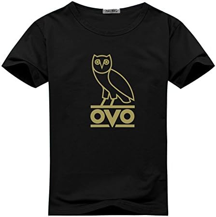 QingqingQi Youth Tee Shirts Ovo Sound Black Size L(12Y-14Y)