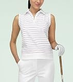 Petite Performance Trio Striped Polo