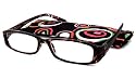 Calabria Readers Full Readers (Women) Reading Glasses - 733 Black Multi-Color