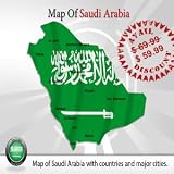 Editable Saudi Arabia Powerpoint Map - Saudi Arabia Powerpoint Presentation