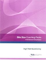 Bite Size Coaching Pack - High Yield Questioning. Show your people how to use a four phase questioning technique to discover the information that develops relationships, customer loyalty and profitable business. An interactive bite size coaching pack with simulation for sales professionals, relationship managers and key account managers.