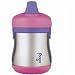 Thermos Foogo Leak-Proof SS 7 Ounce Sippy Cup, Pink, 9 Months