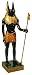 Egyptian God Anubis Statue Deity Jackal Figurine