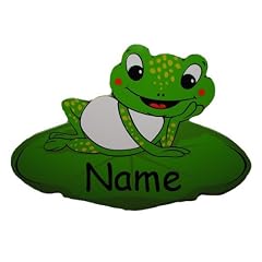 T�rschild Namensschild Schild Kinderzimmer Holz Kinder Frosch Tier incl. Namensdruck