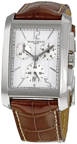 Baume & Mercier Men's 8823 Hampton Classic XL Chronograph Quartz White Dial Watch Baume & Mercier Men's 8823 Hampton Classic XL Chronograph Quartz White Dial Watch