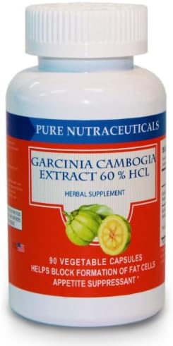 #1 Pure Garcinia Cambogia Extract 60% HCA Free Shipping and Free Vitamin D 3 - Best Seller 500 Mg 90 Veggie Caps - 1,500 Mg Per Serving