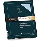 Southworth Manuscript Cover, Scored at 3/4 x 9 x 12.5 Inches, 30 lb,  Blue, 100 per Box (41SM)