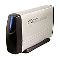ATMT 3.5" 400GB External Hard Drive With USB2, Silver/Black