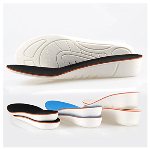 Kalevel Height Increase Insoles 1.5cm Approx 0.6 Inches Breathable Shoe Insoles Shoe Lifts Shoe Pads Elevator Insoles for Men Women Height Increasing Insoles for Men Women One Pair (Black,41-43)