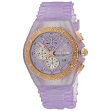 TechnoMarine Unisex 109008 Cruise Chrono Gold-Plated Lilac Polyurethane Watch by TechnoMarine