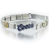 Assorted Coors Light Beer Licensed Italian Charms Bracelet Link