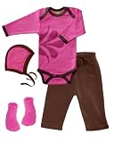 Earthline Head to Toe Giftset, 3-6m, Pink