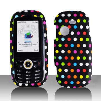 Samsung T369 Premium Design Rainbow Dots Hard Protector Case