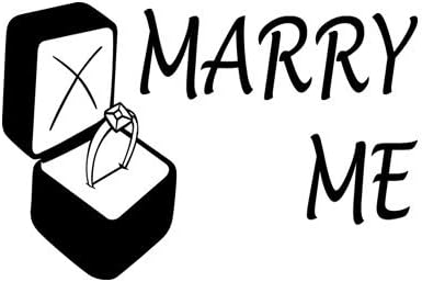Marry Me Wall Decal Vinyl Cutting Designs Home Decor Art