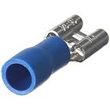 100PCS Female Insulated Spade Wire Connector Electrical Crimp Terminal 14-16AWG