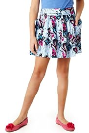 Autograph Pure Cotton Butterfly Print Skirt