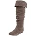Jessica Simpson Women's Fanny Flat Knee-High Boot,Dk Grey,6 M US