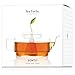 Tea Forte SONTU Glass Teapot with Custom Cover for Steeping