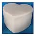 Decorative Novelty Ottoman Stool For Children - Love Themed White Heart