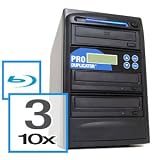 Produplicator 3 BD 10X Burner Blu-Ray Duplicator + 500GB + USB 2.0 Connection (Standalone Audio Video Copy Tower, Disc Duplication Device)