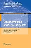 Cloud computing and services sciences : International Conference and Services Sciences, CLOSER 2014, Barcelona, Spain, April 3-5, 2014, revised selected papers