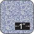 1:24 Scale French Campagne Toile Reverse Blue Cotton Fabric-for Dollhouse Miniatures
