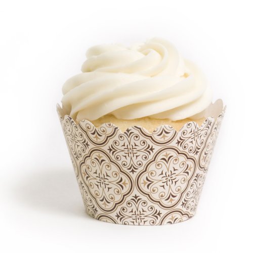 Dress My Cupcake Moroccan Dawn Cupcake Wrappers, Set of 12 - Tower, Thanksgiving Desserts, Liners, Baking Cups