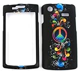 Samsung Captivate i897 Rainbow Peace Symbol and Music Notes on Black Hard C ....