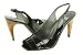 STUART WEITZMAN Cusp Patent Slingback Heels Black, Size 10