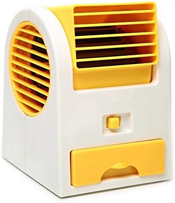 Mini Handheld Portable Fan Air Conditioning Conditioner Water Cool Cooler USB fan Portable office Desk USB Mini Fan Personal Fan (Orange)
