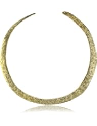 Citrine by the Stones Simple Collar Gold Necklace