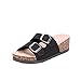 Coshare Women's Fashion Birkenstock-style Soft Footbed Cork Sandals