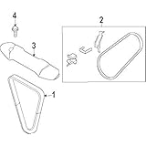Genuine Subaru AC Stretch Belt Kit for 08-11 Impreza and 09-11 Forester