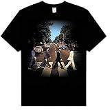 Beatles ABBEY ROAD classic black t-shirt