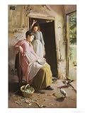 Shelling Peas Architecture Giclee Poster Print by Carlton Alfred Smith, 12x16