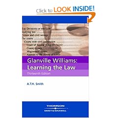 Glanville Williams Learning the Law