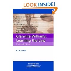 Glanville Williams Learning the Law