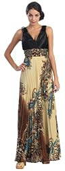 Ball Gown Elegant Prom Designer Printed Dress #2650