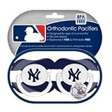 New York Yankees Pacifiers 2 Pack Safe BPA Free