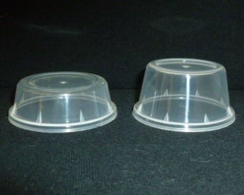 50ct. Push Up Pop Containers with 1" Tall Caps