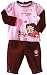Ensemble bébé fille -Pantalon velours et tee shirt Baby boop marron 18mois