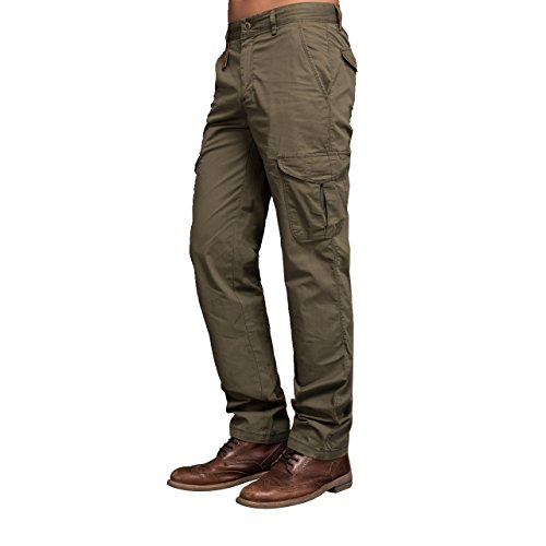 Cargo Pants Ranger Slim Fit Military Outdoors Work Stretch Lycra Cotton