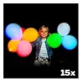15 St�ck WIEDERVERWENDBARE Luftballons mit LED-Farbwechsel im 3x 5er Set / Das absolute Highlight f�r Ihre Party!