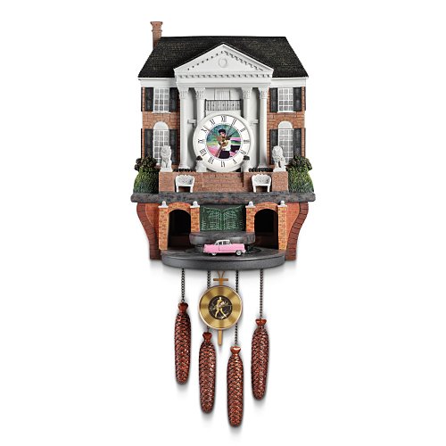 Cuckoo Clock Elvis Presley's Graceland by The Bradford Exchange Your Extra Price trong160520147