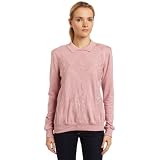 Alfred Dunner Women's Spliced Diamonds Knit Top, Tea Rose, Large
